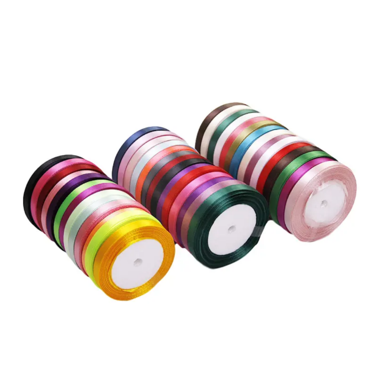 شبر رفيع 0.6 سم طول 22 متر لون عشوائي