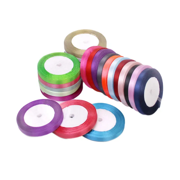 شبر رفيع 0.6 سم طول 22 متر لون عشوائي