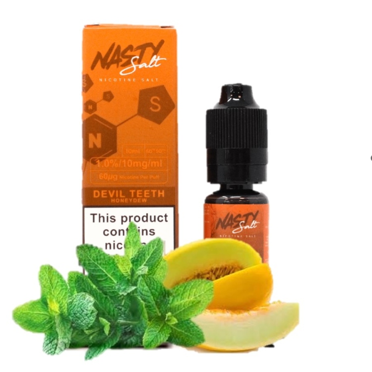 Nasty Devil Teeth (Honeydew Melon ) SaltNic  Vape Juice