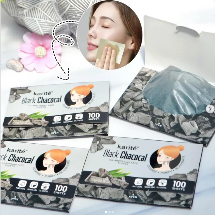 ورق امتصاص الزيوت من الوجه