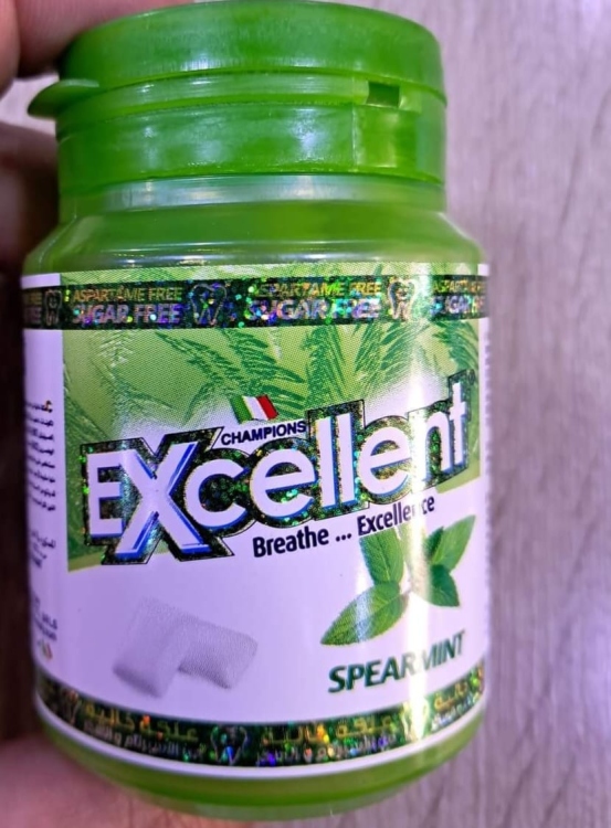 اكسلنت علكة نعنع بارد عبوة 63غ