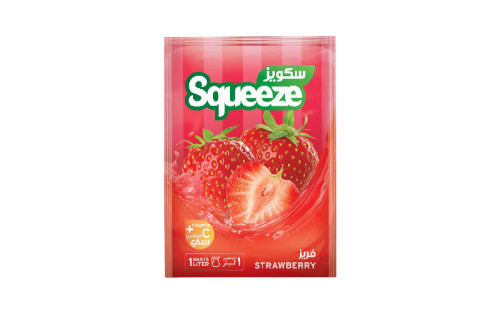 سكويز عصير فراولة 25غم