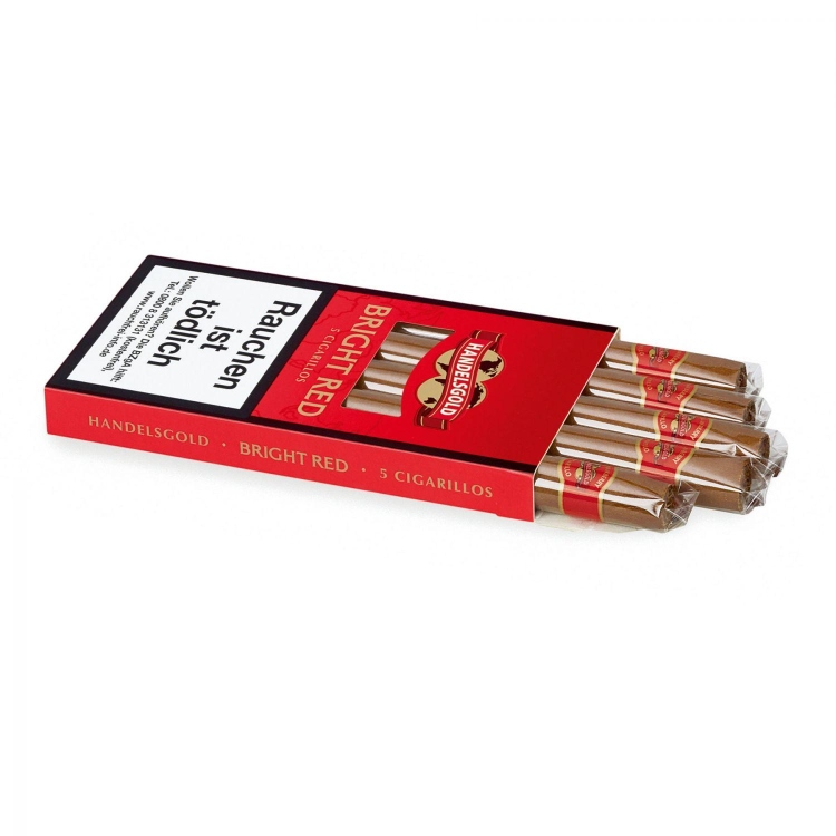 HANDELSGOLD CIGARILLOS -BRIGHT RED  -  sweet strawberry aroma.