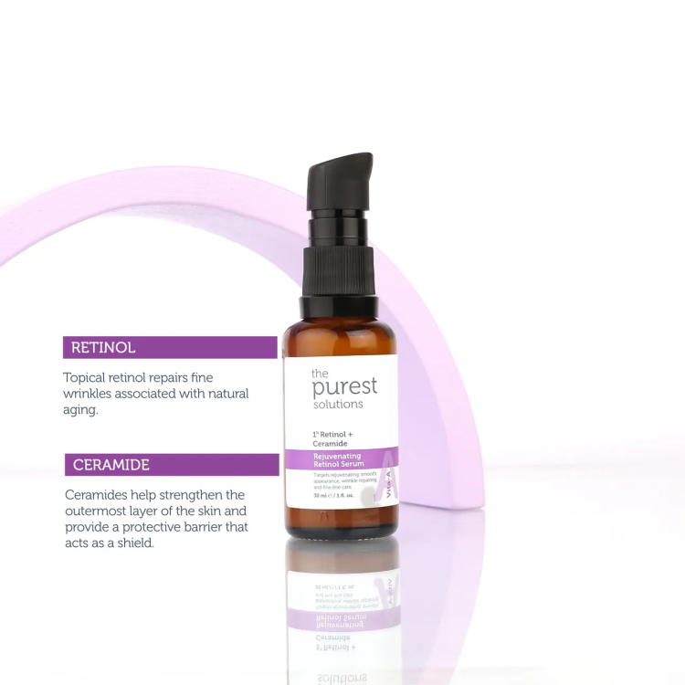 The Purest Solutions, Vita-A Rejuvenating Retinol Serum (%1 Retinol + Ceramide) 