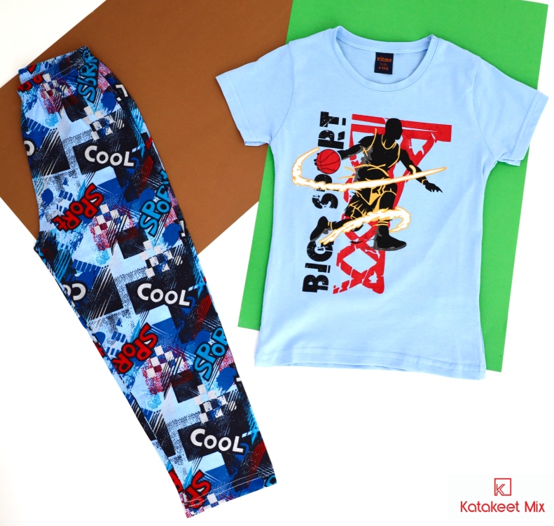 بجامة ولادي قطن تركي