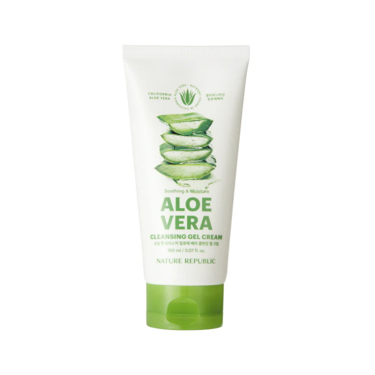 Nature Republic, Aloe Vera Cleansing Gel Cream