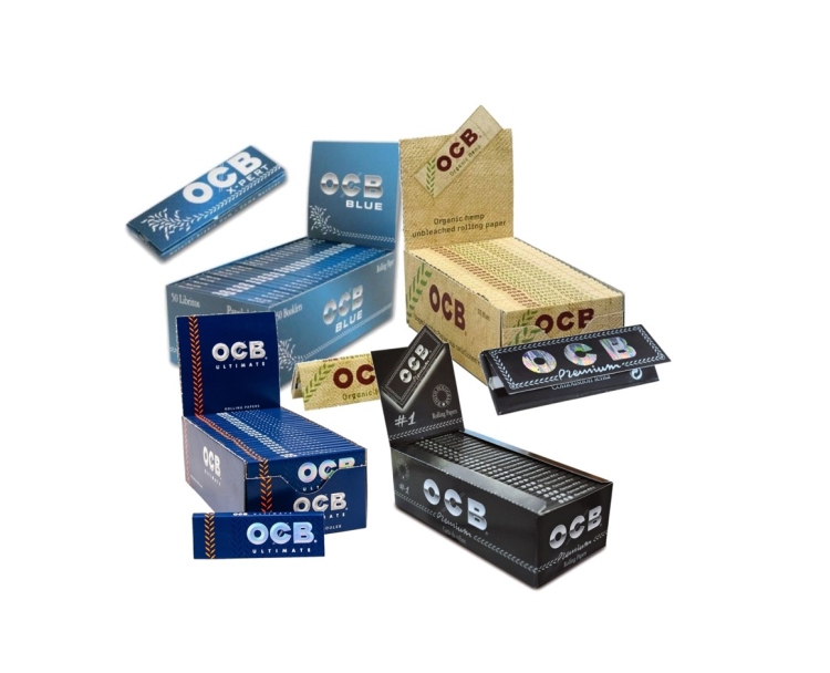 OCB Premium Rolling Paper - 50  Paper - Assorted Types