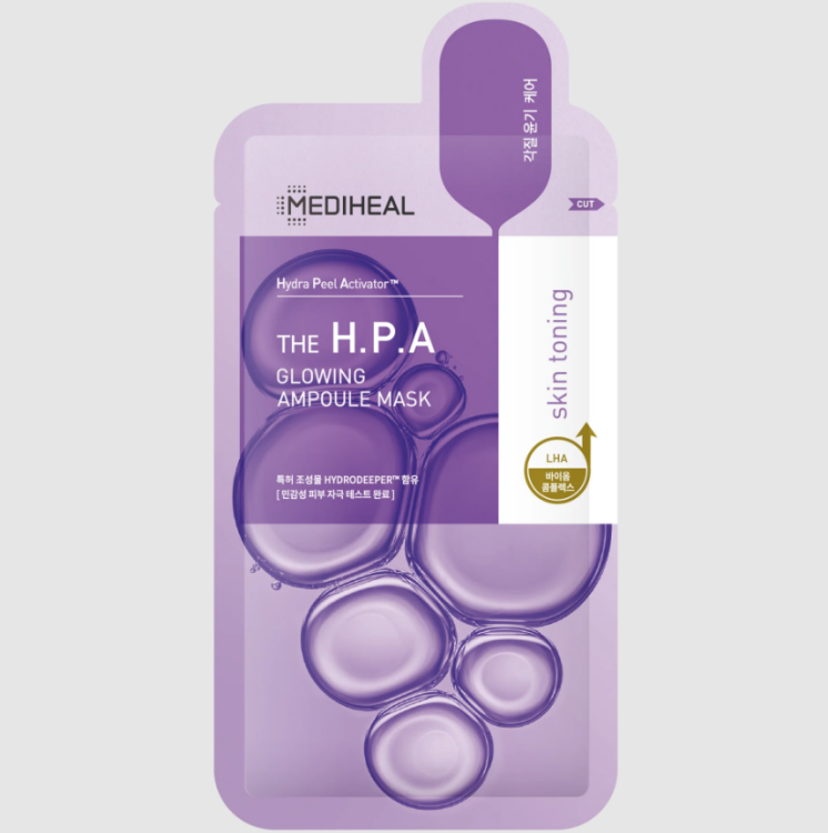 MEDIHEAL, The H.P.A Glowing Ampoule Beauty Mask