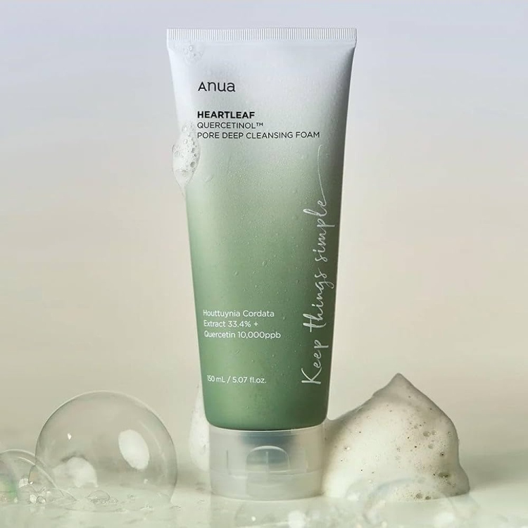 Anua - Heartleaf Quercetinol Pore Deep Cleansing Foam / 150ml