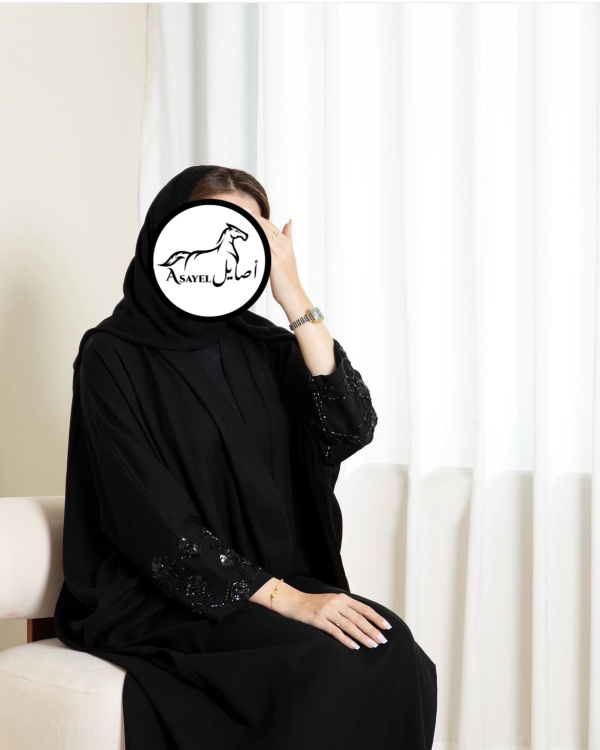 عباية بكمام شك يدوي 