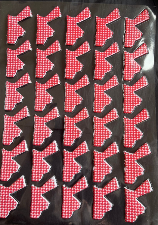 ترانسفير خريطه الاردن  3 ورقات 