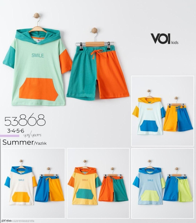 طقم ولادي قطن 