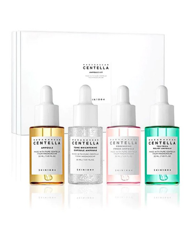 SKIN1004, Madagascar Centella Ampoule Kit (Mini Ampoule 4 Types)