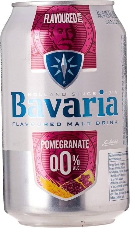 بفاريا شراب شعير رمان330مل