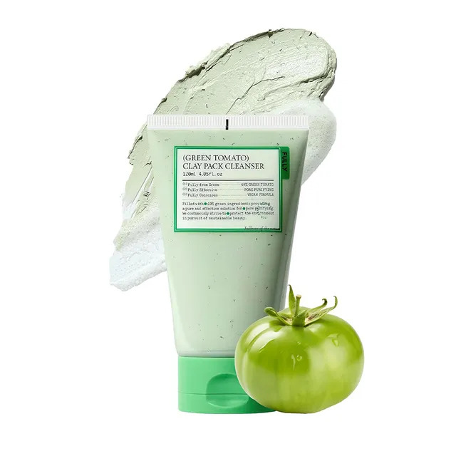FULLY, Green Tomato Clay Pack Cleanser