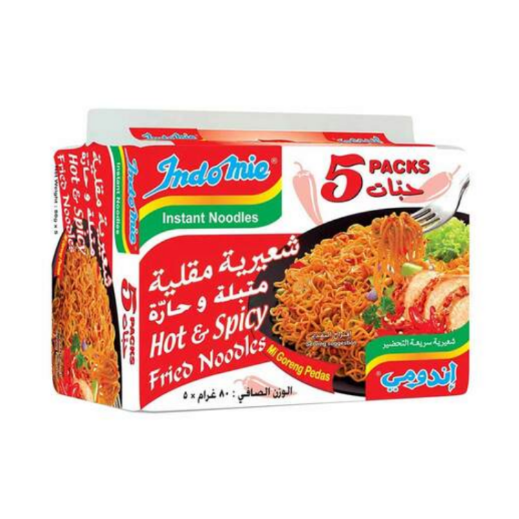 اندومي الدجاج الحار80غ*5