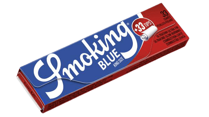 SMOKING - King Size Rolling Paper - 33 Paper + 33 Tips per Booklet - Assorted Types 