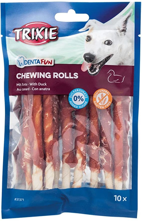 Trixie Cow Skin with Duck Breast 12 cm Pack of 10