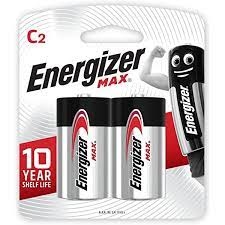 انرجايزر ماكس حجم سي 2 بطارية