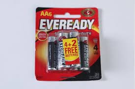 بطاريات ايفر ايدي اسود AA 4 2