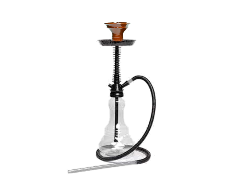 Summer Diamond Plastic Disposable Hookah Set - With Ceramic Bowl - Assorted Colors 