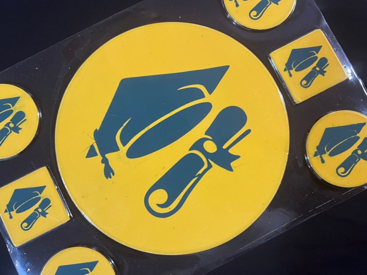 ترانسفير تخرج حجم كبير 20 سم 3 ورقات