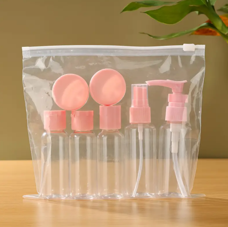 10pcs Travel Bottle Set for Toiletries, Empty Refillable Containers for Travel