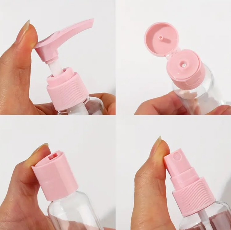 10pcs Travel Bottle Set for Toiletries, Empty Refillable Containers for Travel