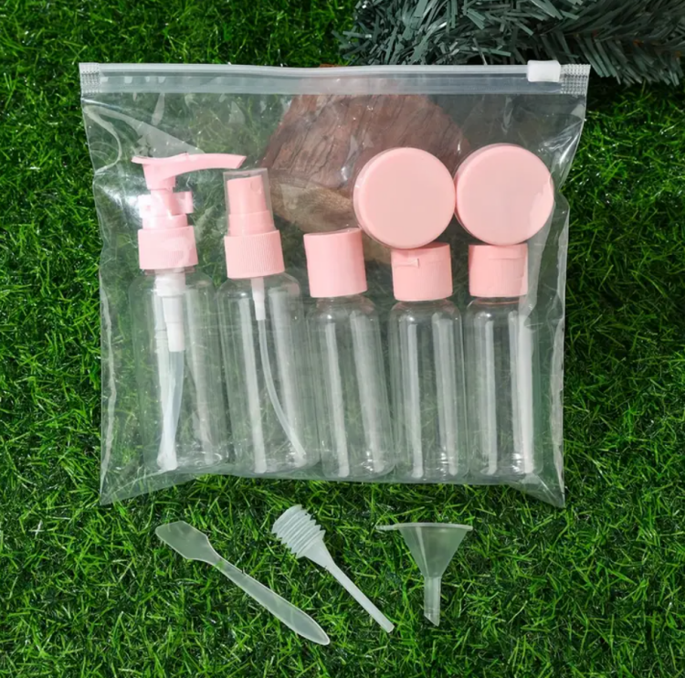 10pcs Travel Bottle Set for Toiletries, Empty Refillable Containers for Travel