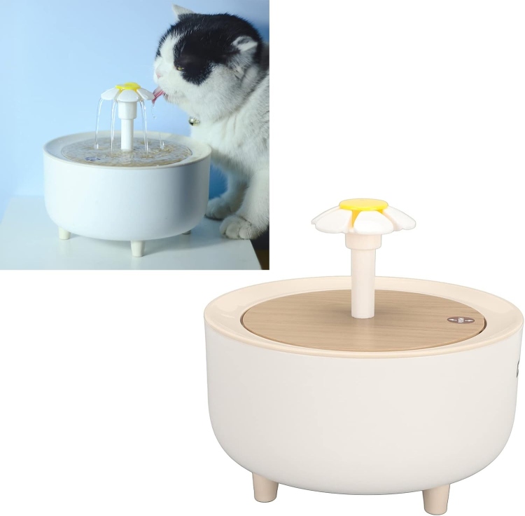 نافوره للقطط شكل ورده 