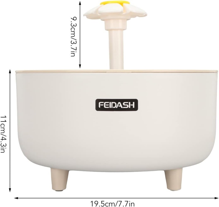 نافوره للقطط شكل ورده 