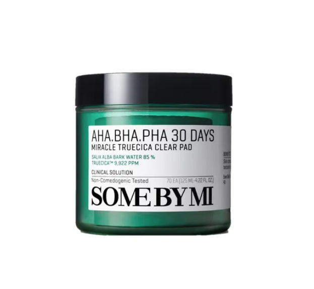 SOME BY MI, AHA, BHA, PHA 30 Days Miracle Truecica Clear Pad