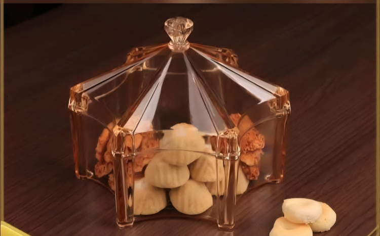 مضيفة حلويات اكلرك حجم وسط 