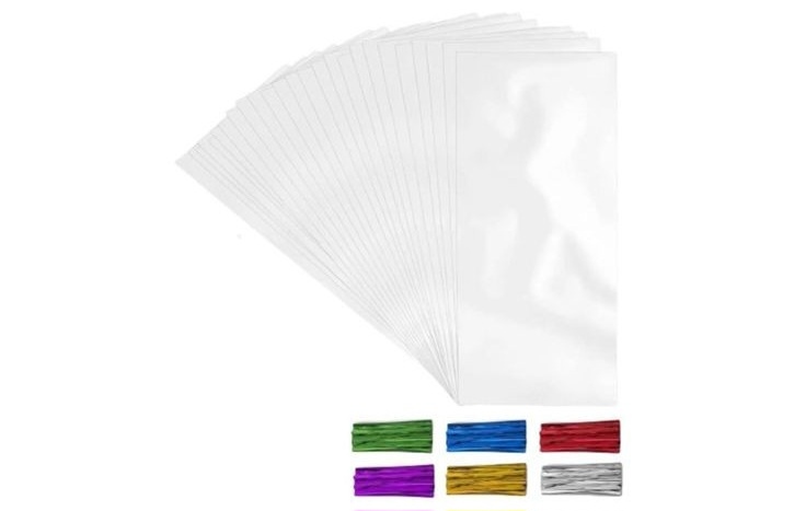  اكياس ربط مع سلك 100 قطعه