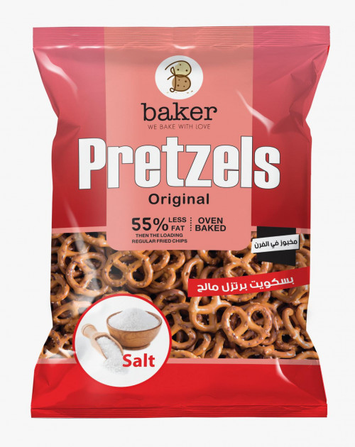 سنيبس مقرمشات البريتزل مملحة28غ