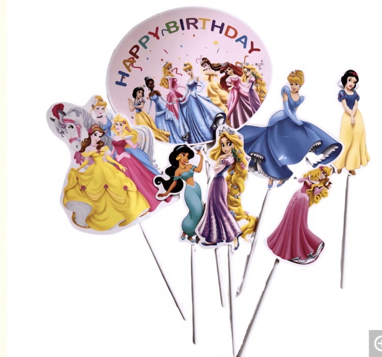 تغريسه كيك كرتون الاميرات