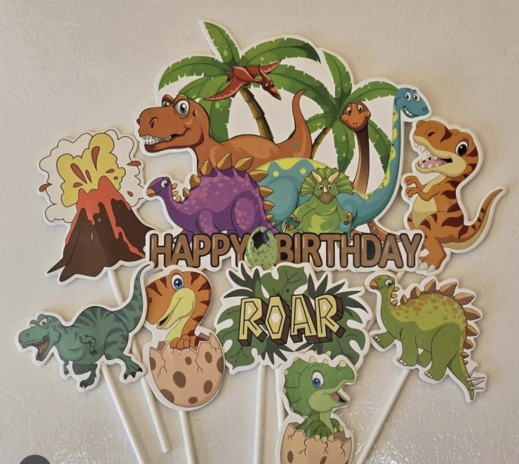 تغريسه كيك كرتون دينصورات