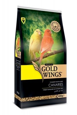 Gold wings خلطة طيور الكناري الوزن ١ كيلو