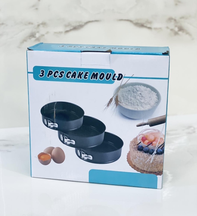 طقم صواني شيز كيك 3 قطع 