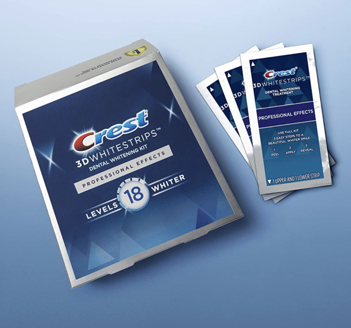 Crest شرائح تبييض الاسنان