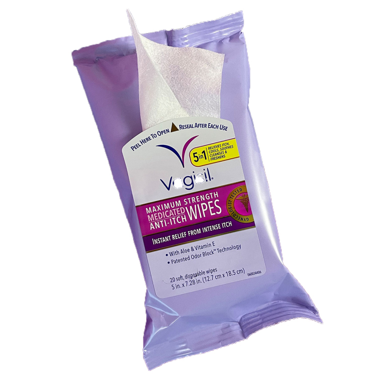 Vagisil , Maximum Strength Anti-Itch Wipes  - فاجسيل , مناديل العناية بالمنطقة الحساسة (مضادة للحكة )