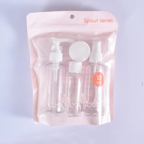 Travel size empty bottles (white)