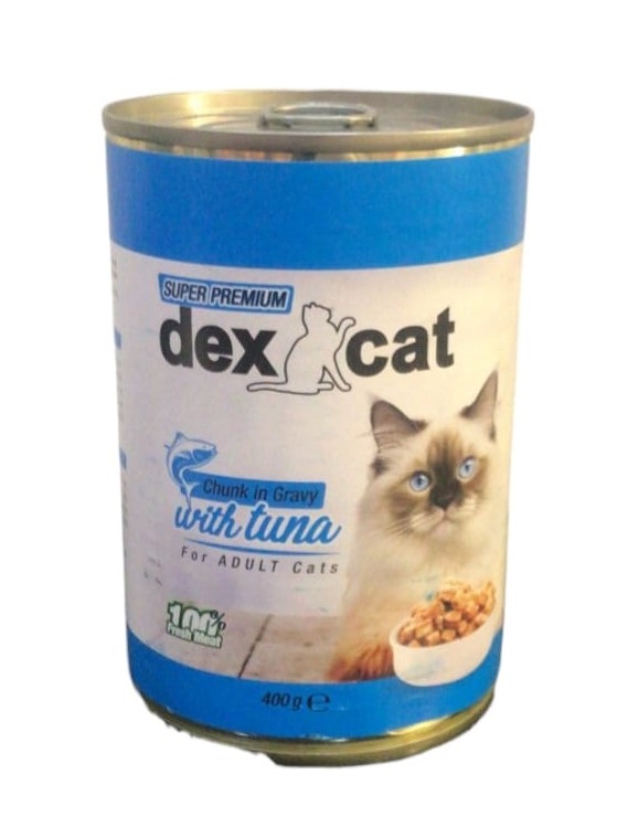 قطع ديكس كات في مرق بنكهة التونة