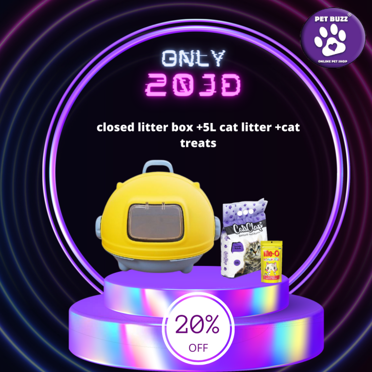 Minions CLOSED LITTER BOX PACKAGE OFFER WITH CAT LITTER