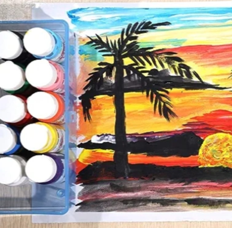 ألوان آكريلك 