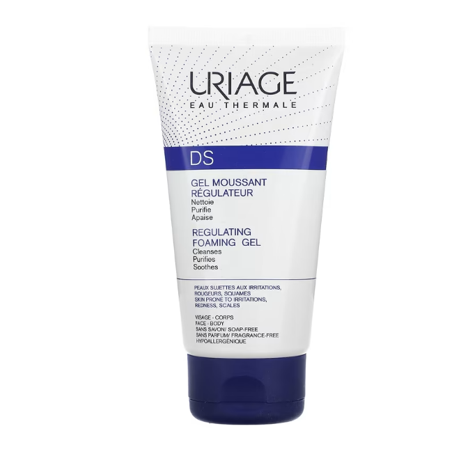 Uriage, DS - Regulating Foaming Gel (Fragrance-Free)