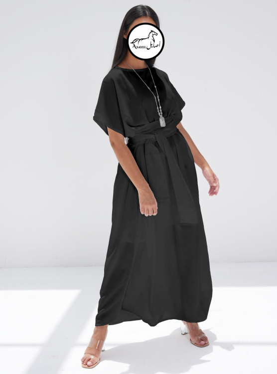 فستان اسود  صيفي