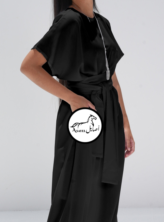 فستان اسود  صيفي