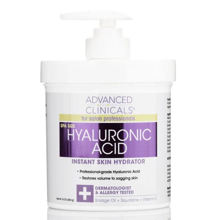 Advanced Clinicals, Hyaluronic Acid Anti-Aging Body Cream