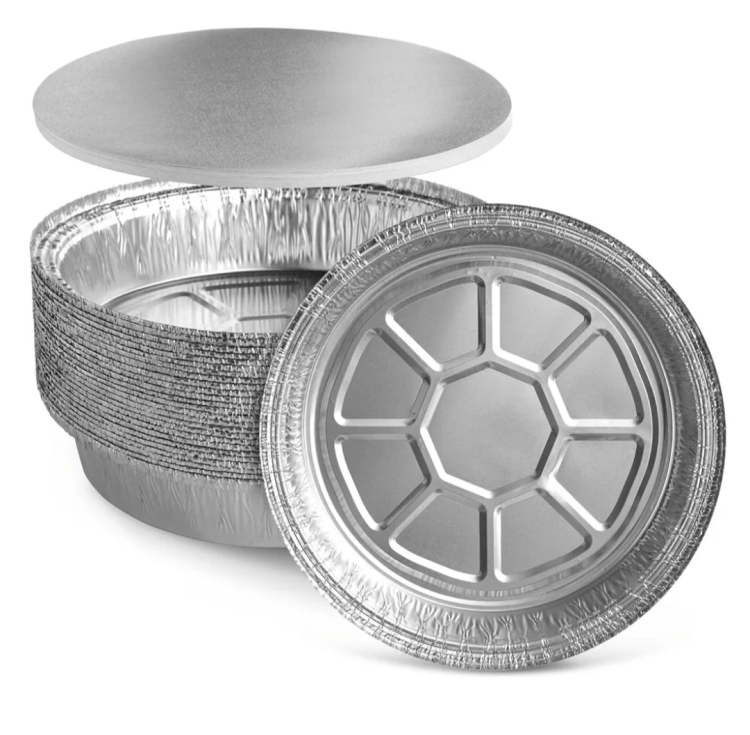 صحون قصدير  قطر 15 سم ارتفاع 3